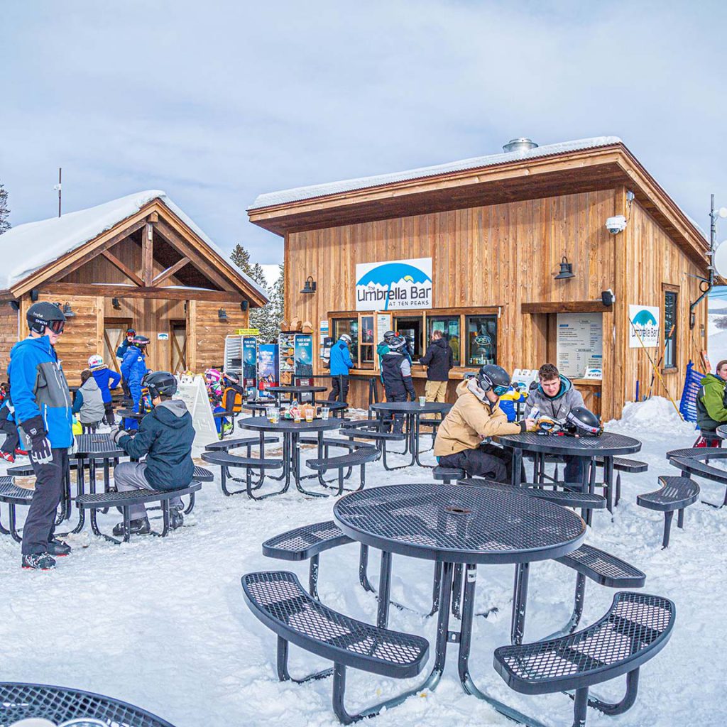 Umbrella Bar at Ten Peaks - Crested Butte on Mountain Restaurant
