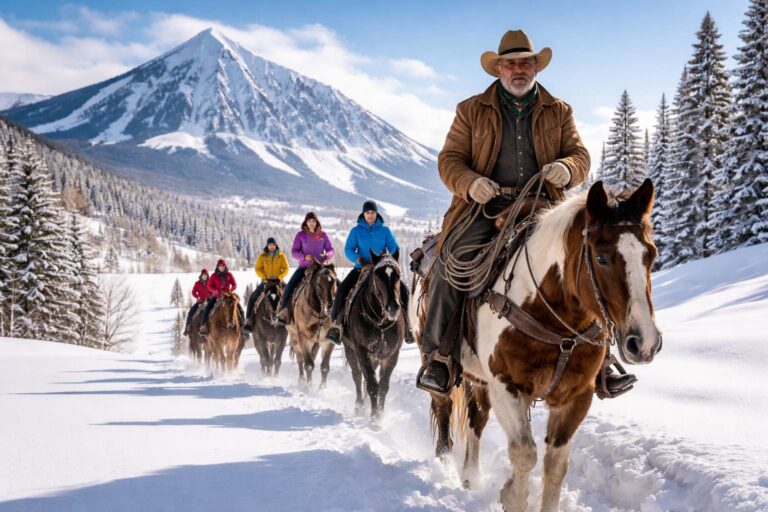Raven Rider Crested Butte Winter Horseback Riding